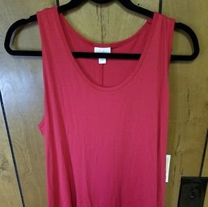 Lularoe true red tank top